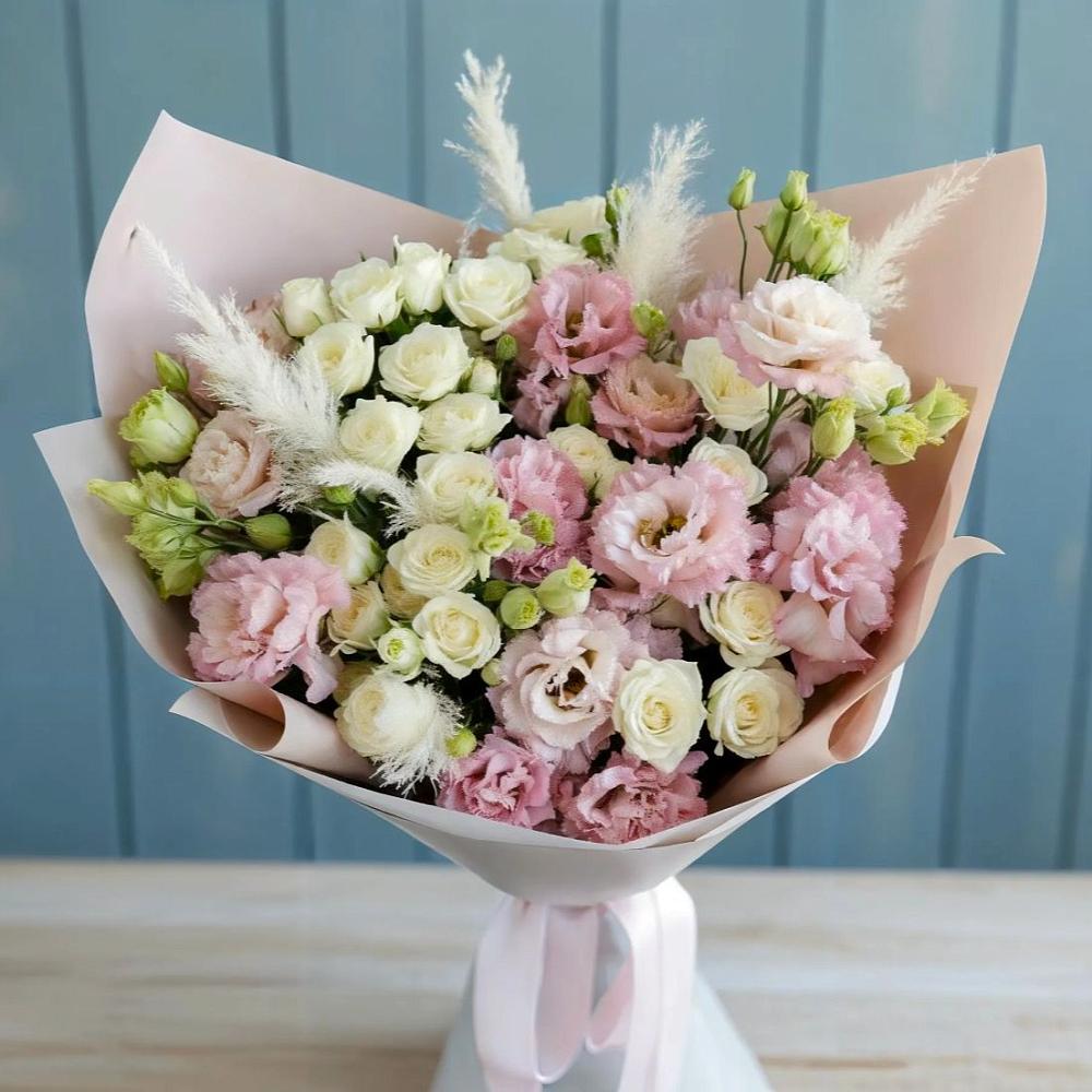 Букет цветов из: Альстромерии и Розы в Бугуруслане