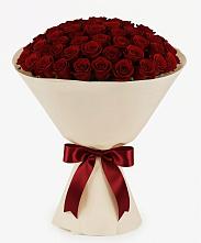 Букет 101 Бордовая роза Блэк Бакарра в Бугуруслане