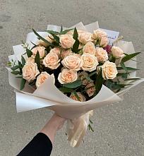 Букет Кремовые розы Латте в Бугуруслане