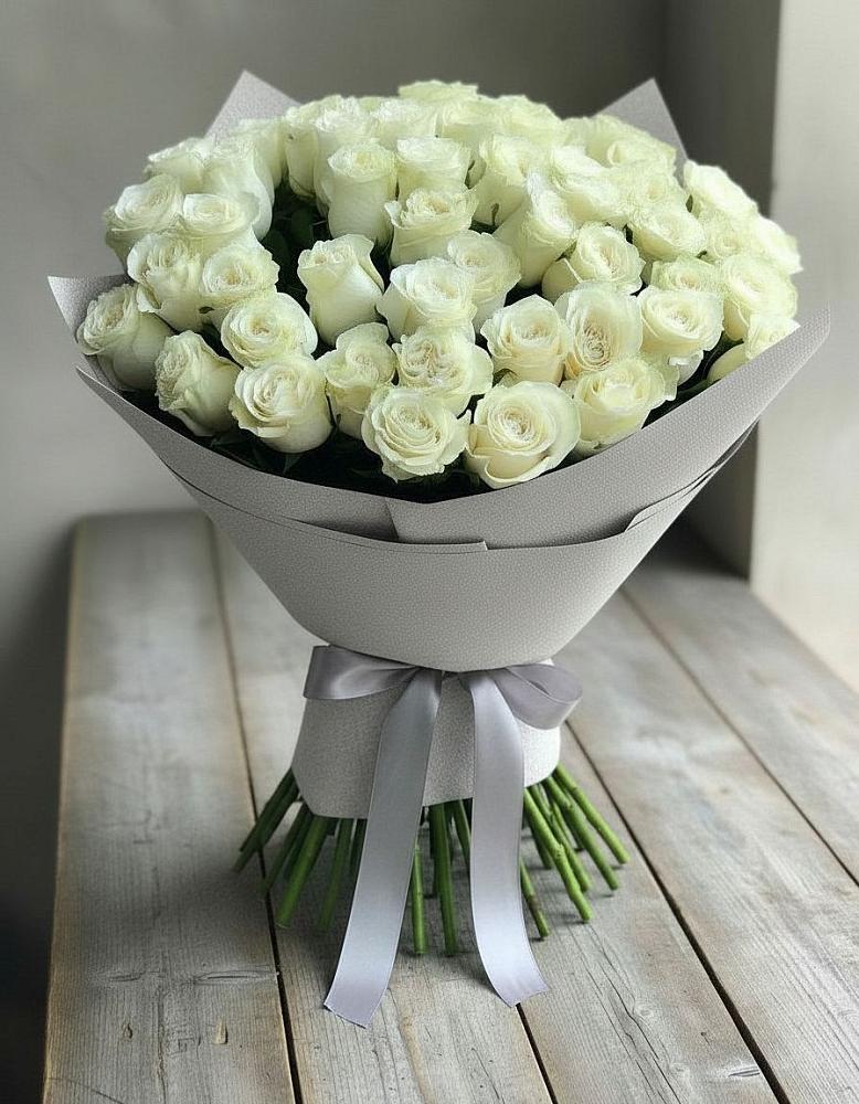 Букет 35 Белых роз в Бугуруслане