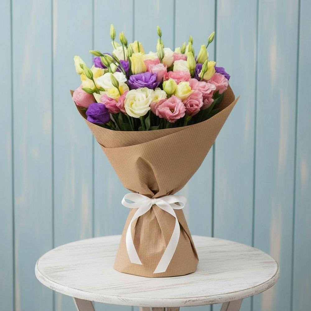 Букет цветов из: Лизиантусы в Бугуруслане