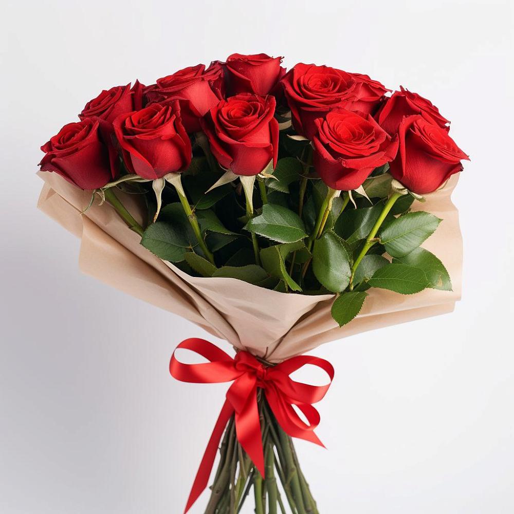 Букет 11 Красных роз Эдлесс Лав в Бугуруслане