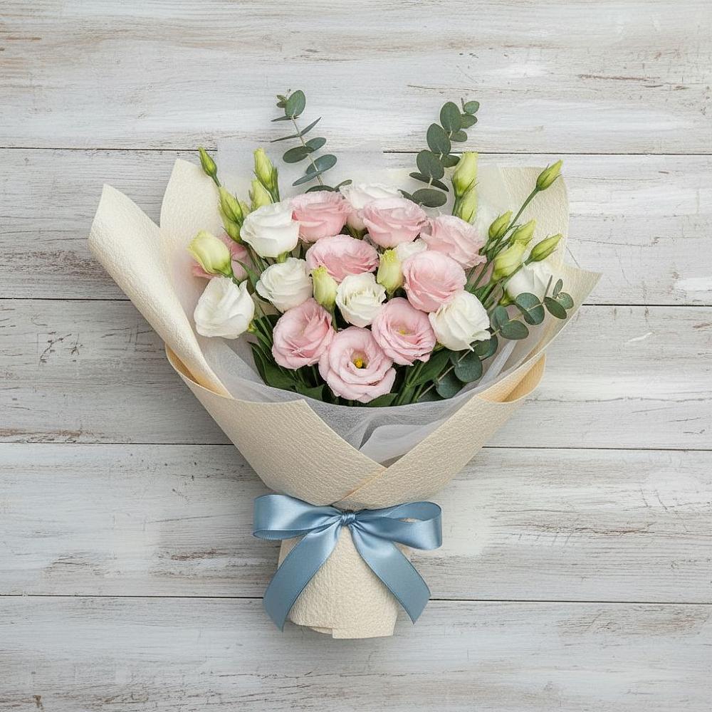 Букет цветов из: Лизиантусы в Бугуруслане